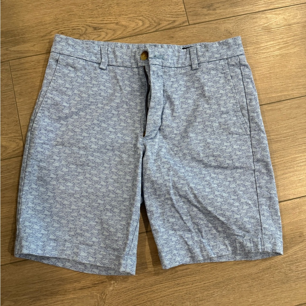 NWOT Vineyard Vines Breaker Shorts (Blue Patterned) - Waist 30